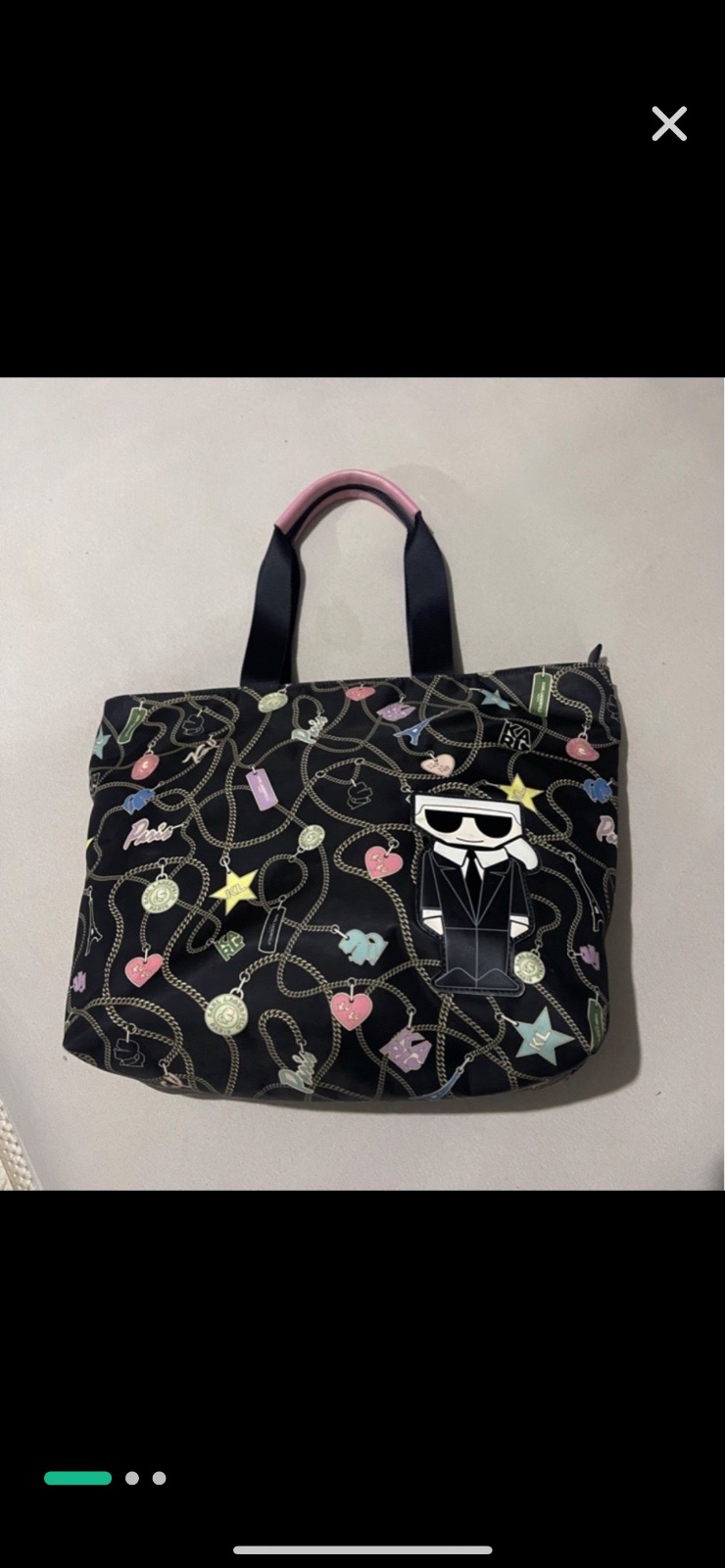 Sac fourre tous karl lagerfild authentique