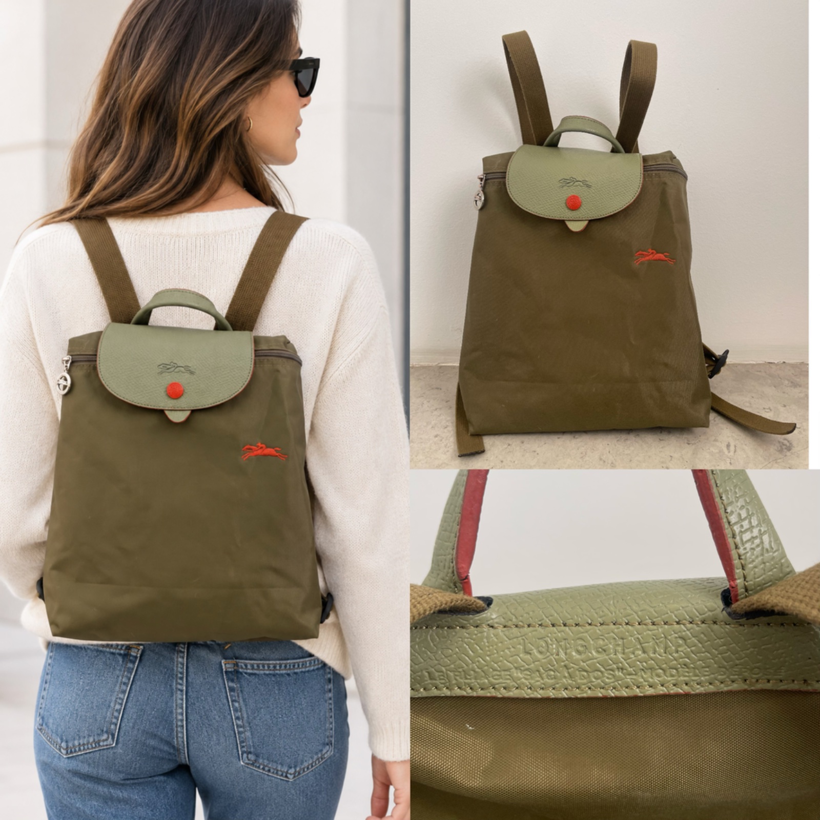 Sac a dos longchamps authentique