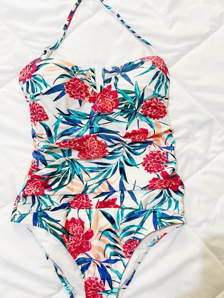 maillot george a encoche en v