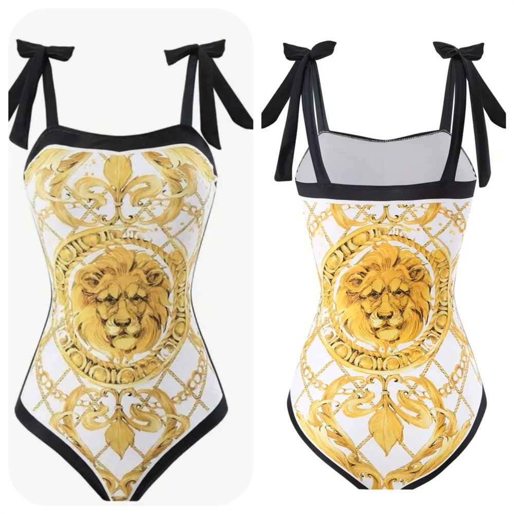 Maillot style versace