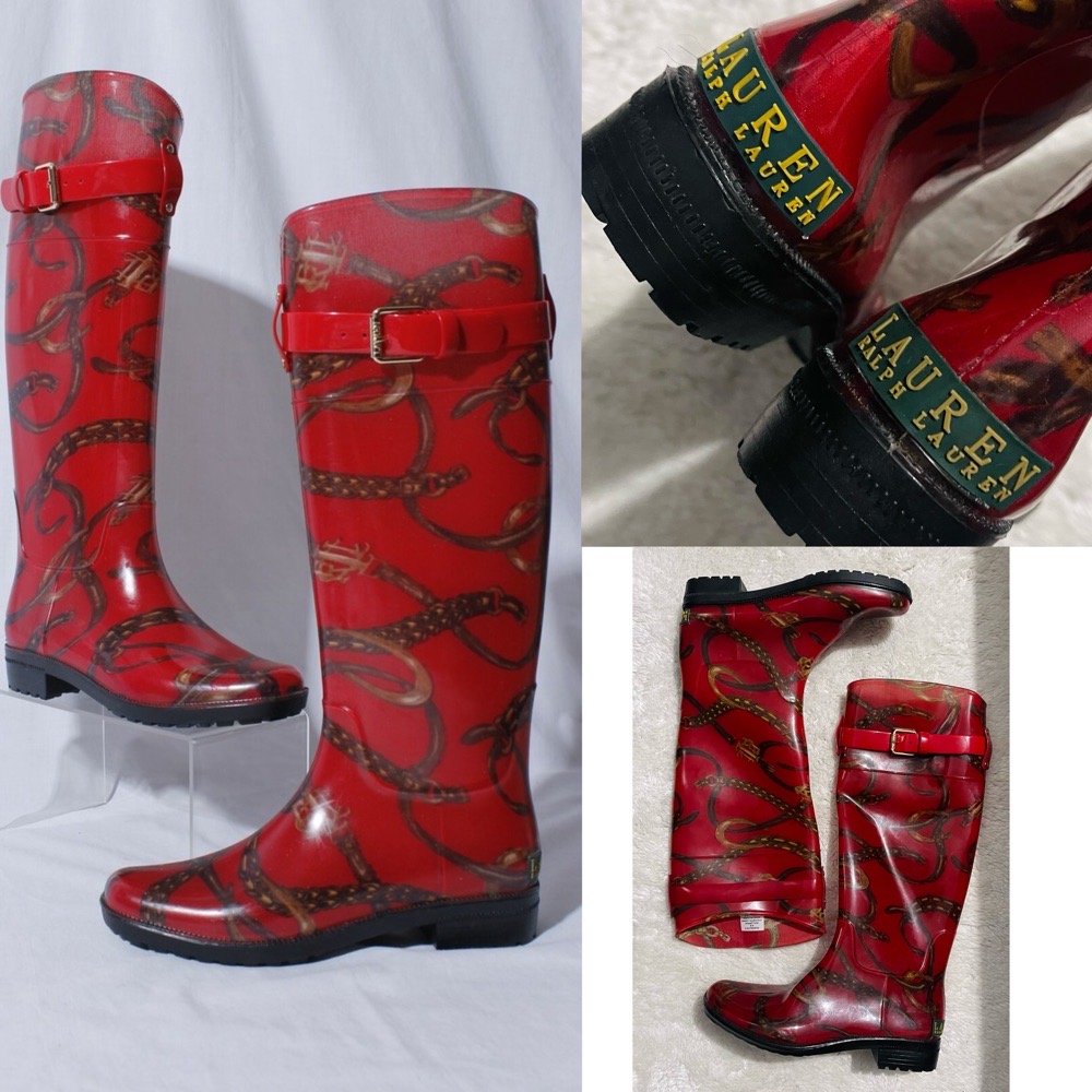Botte de pluie ralph lauren authentique