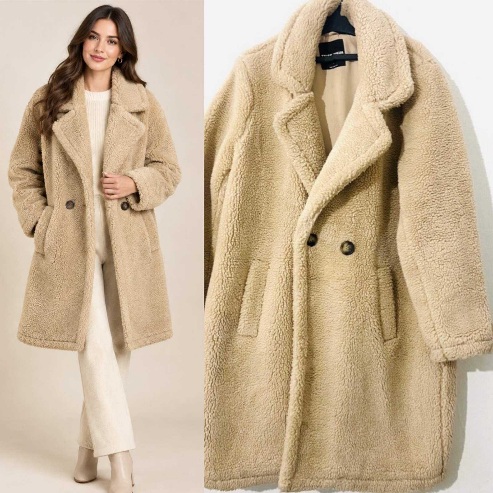 Manteau teddy bear etat comme neuf