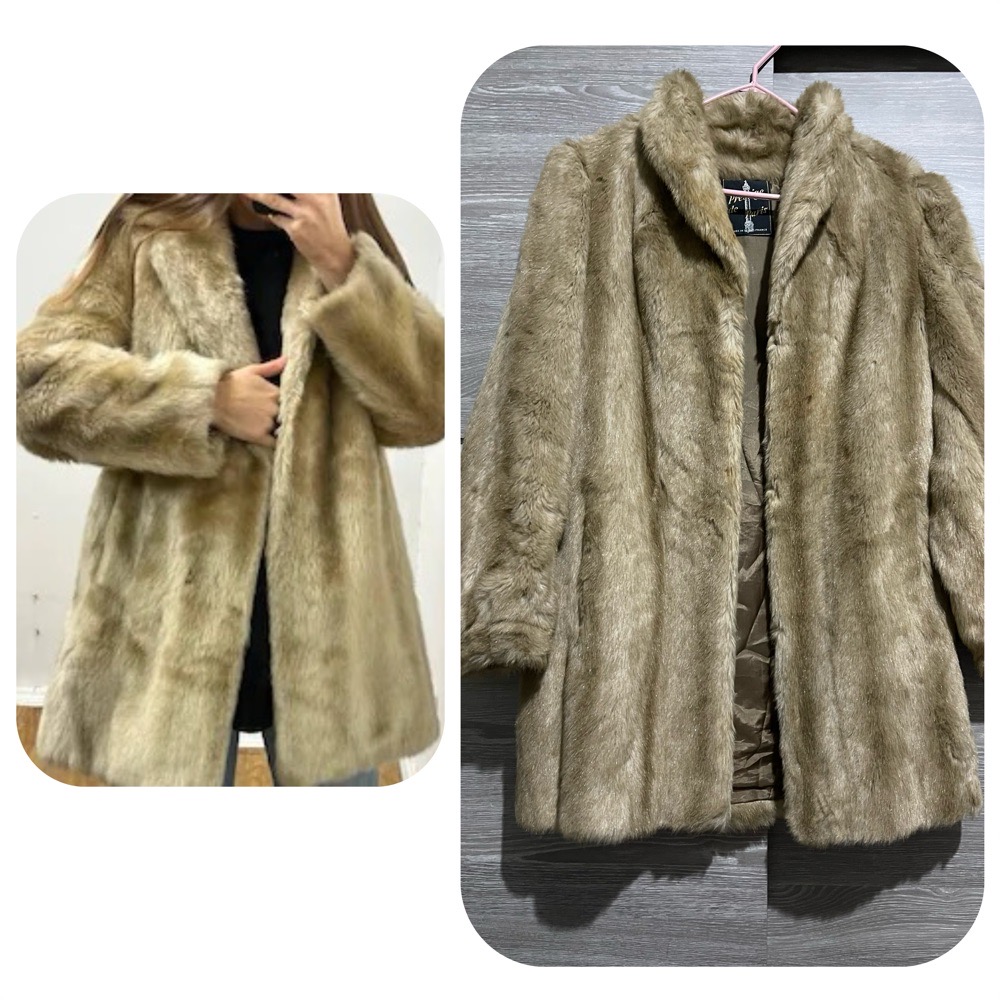 manteau faux fourrure prestige de paris