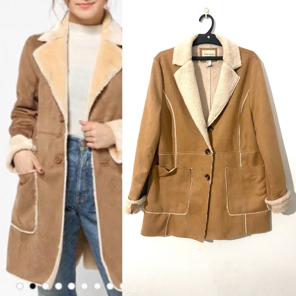 Suede trench coat neuf