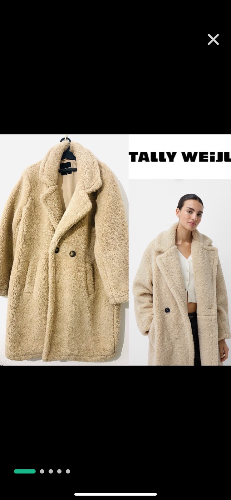 Manteau teddy bear etat neuf