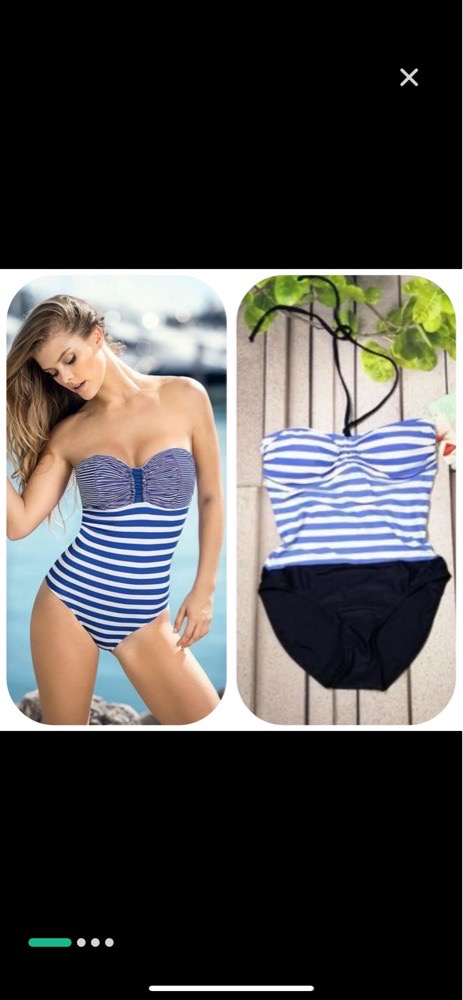 Maillot blue motion