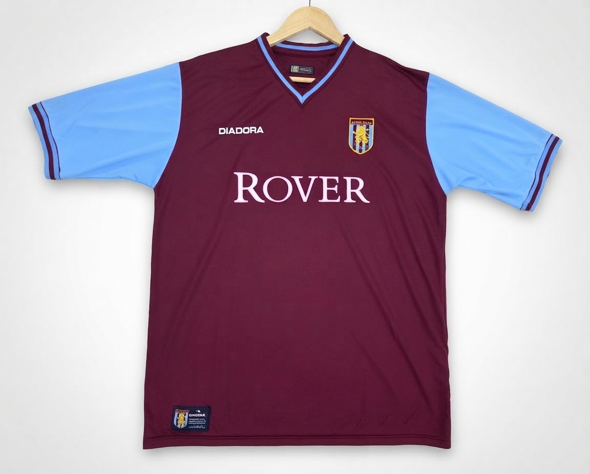 Maillot Diadora Aston villa 2002