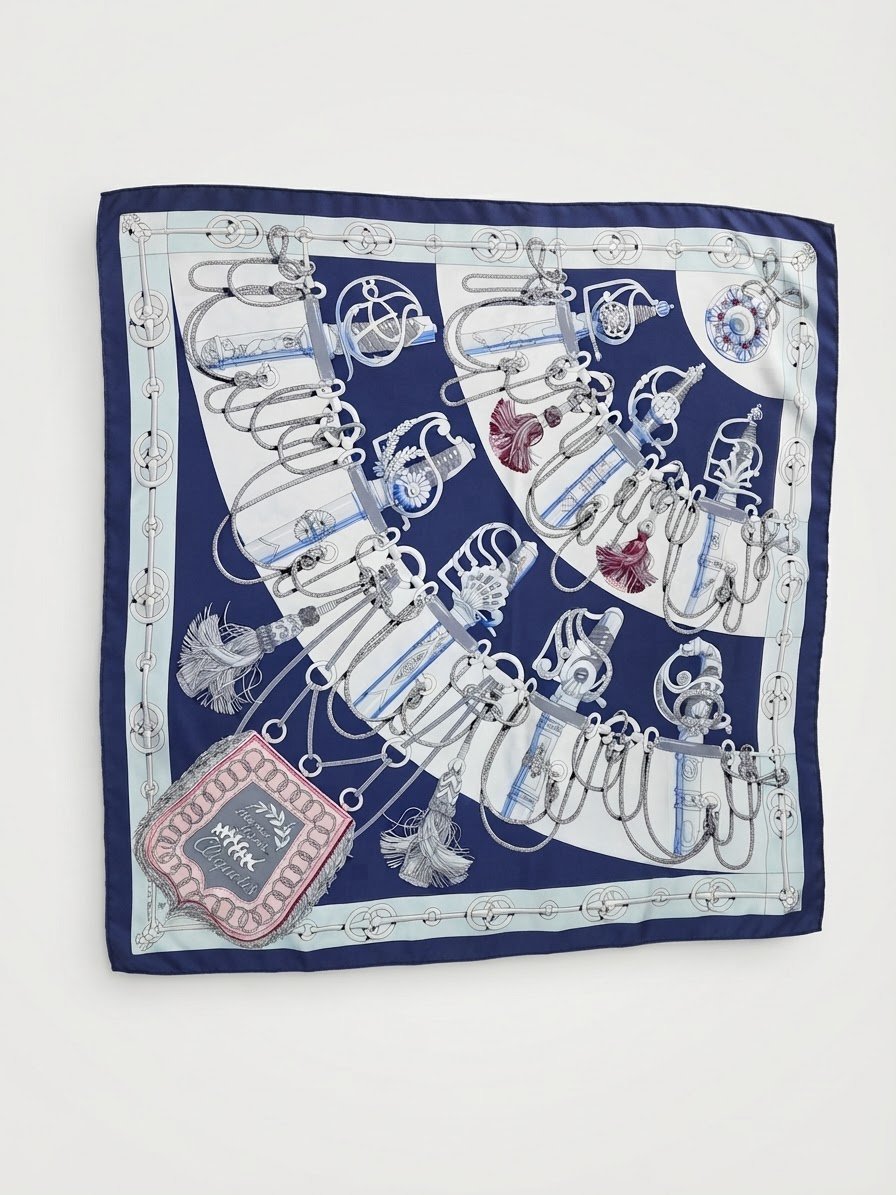 Foulard en soie Hermès