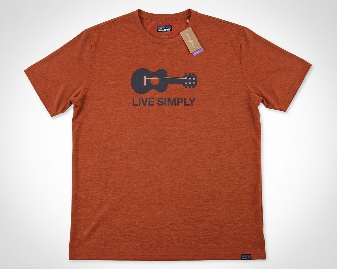 T-shirt Patagonia avec étiquette 