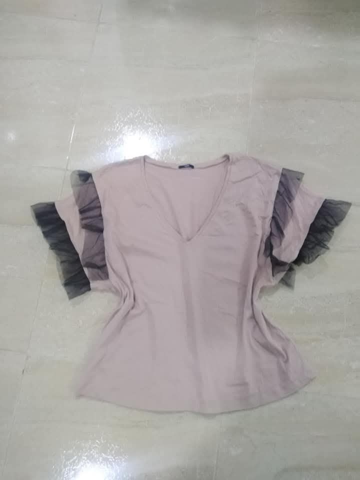 Pull nude rosé 
