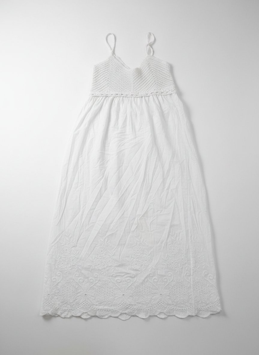 Robe bretelle blanche 