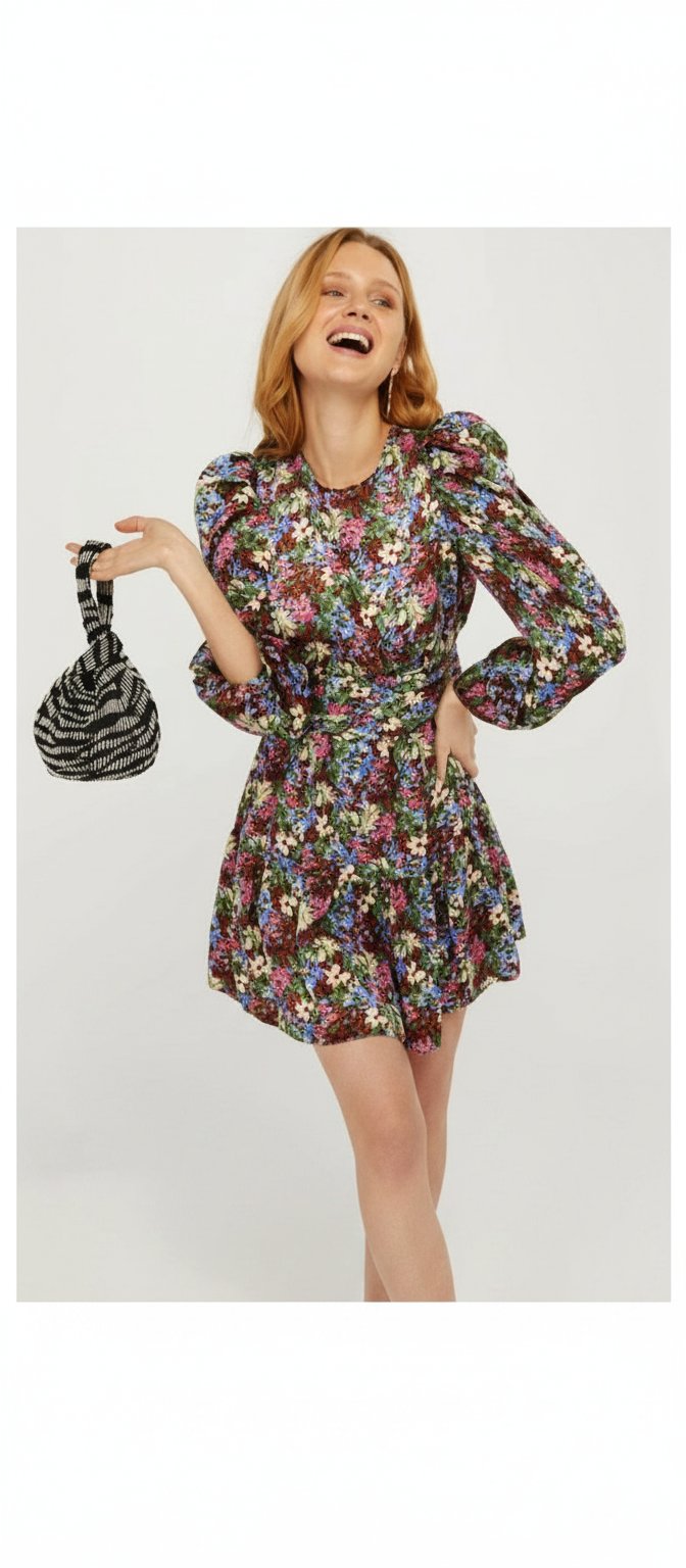 Robe fleuri zara