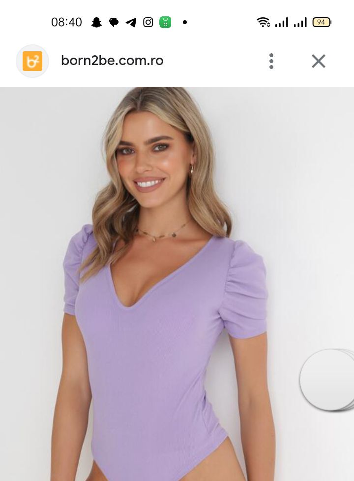 Pull mauve lilas taille s/m