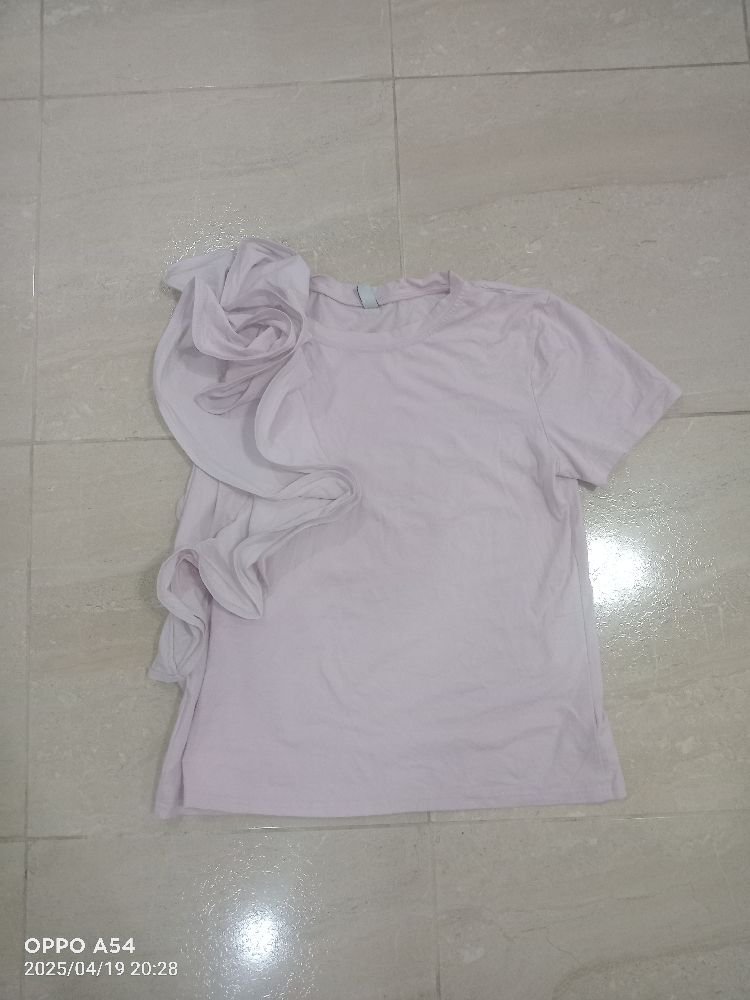 pull rose poudré