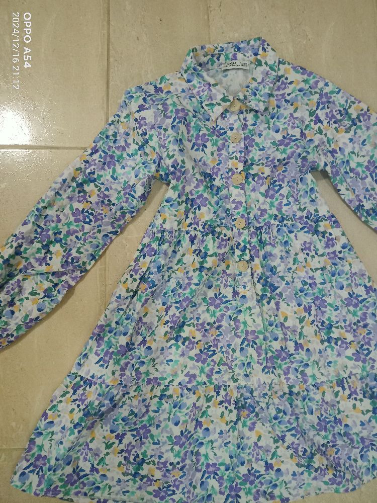 robe fillette fleurie