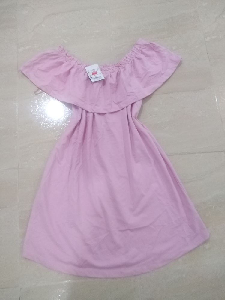 Robe rose poudré 