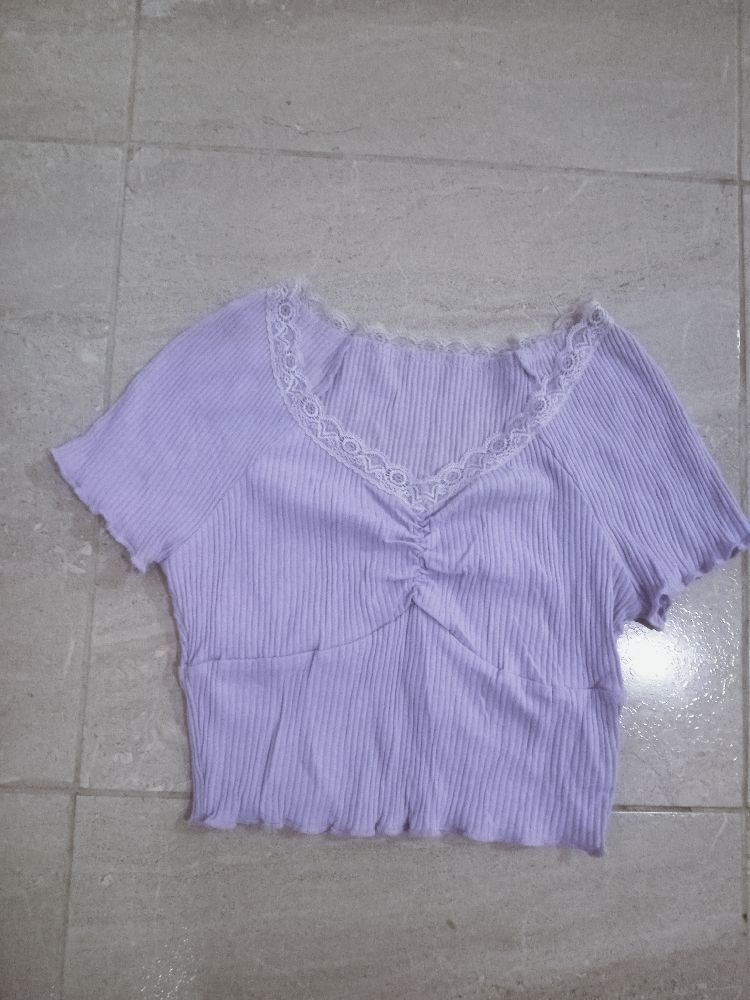 top en violet lilas