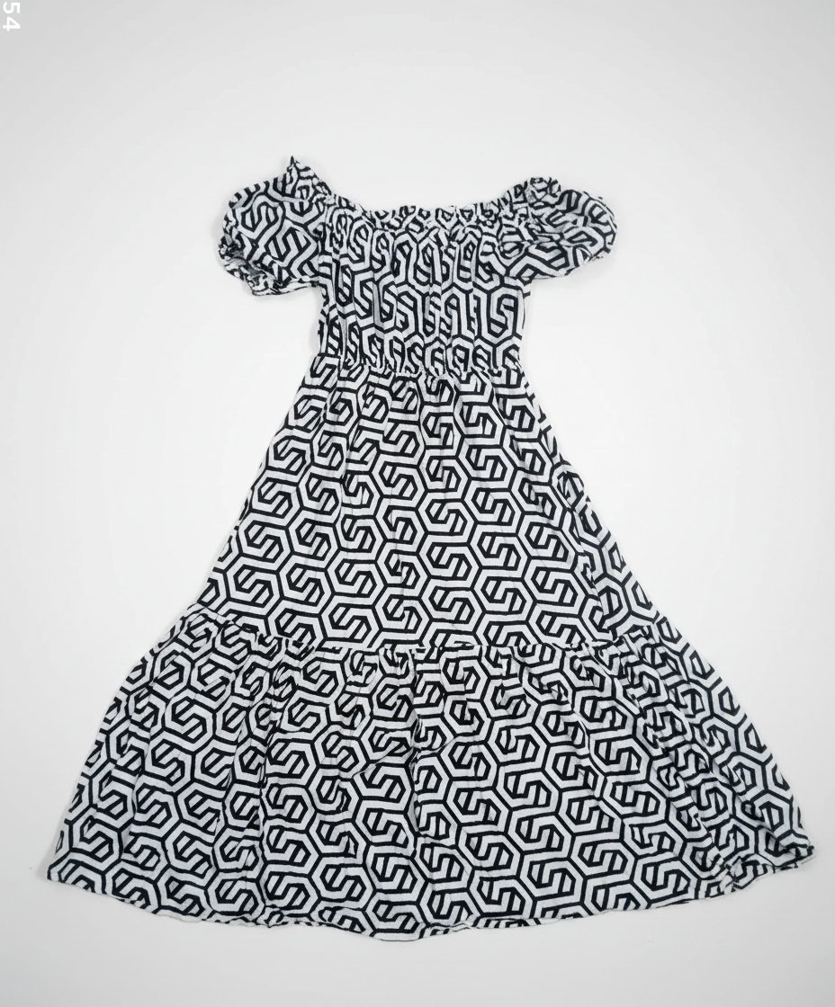 Robe noir et blanc 