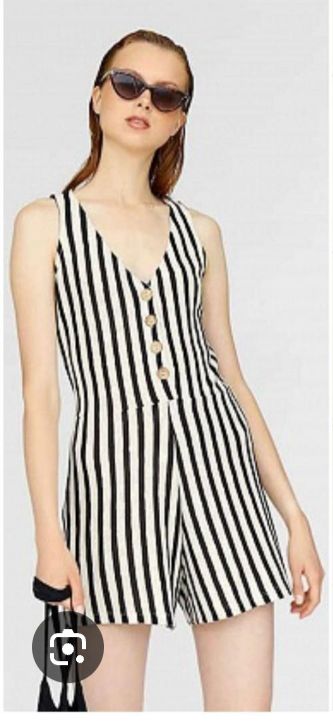 combishort rayée 