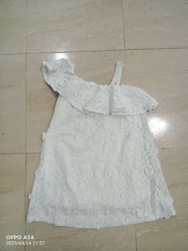 robe zara blanche 