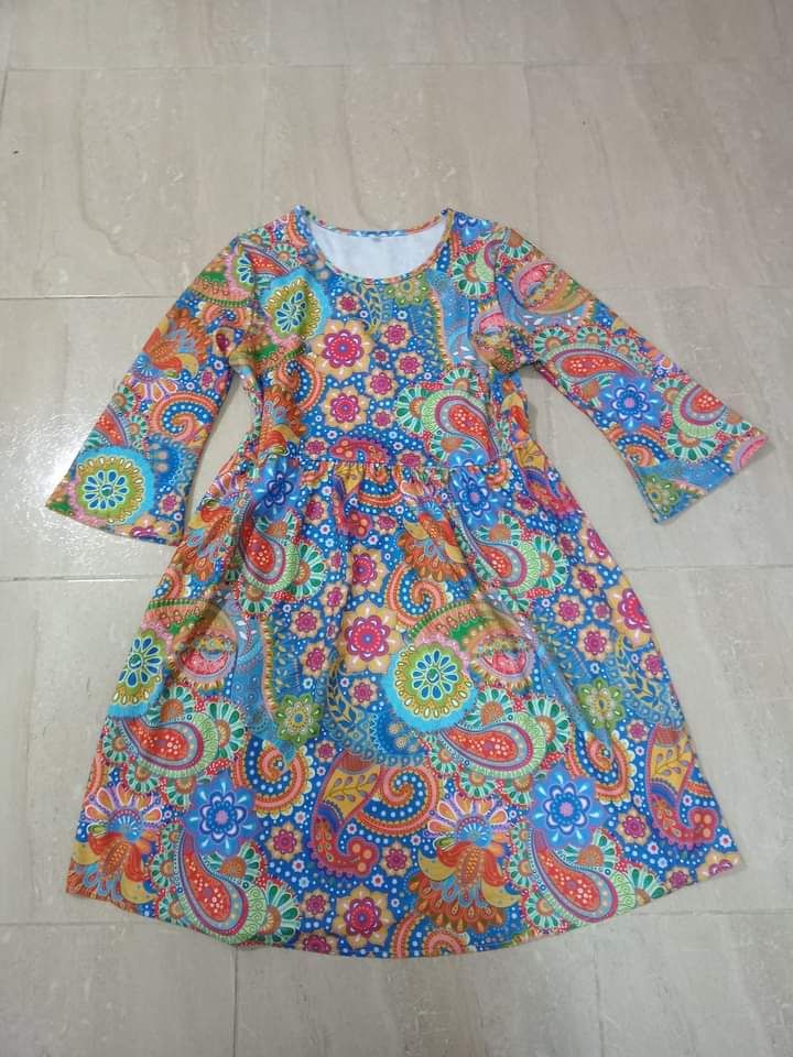 Robe taille xl multicolores qualité viscose 