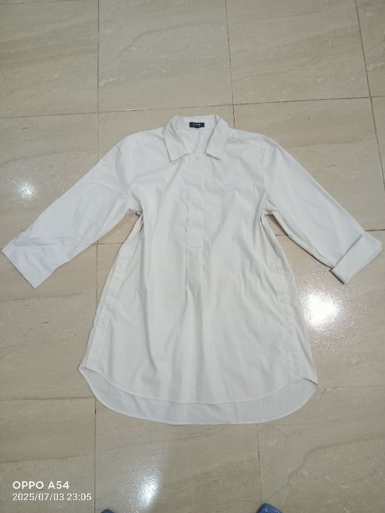 Chemise blanche longue 