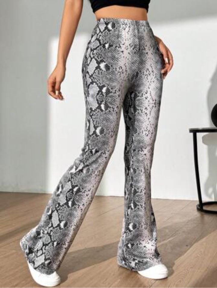 pantalon patte d'éléphant serpent 