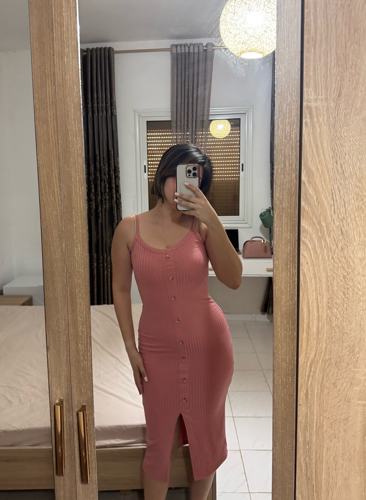 Robe rose 