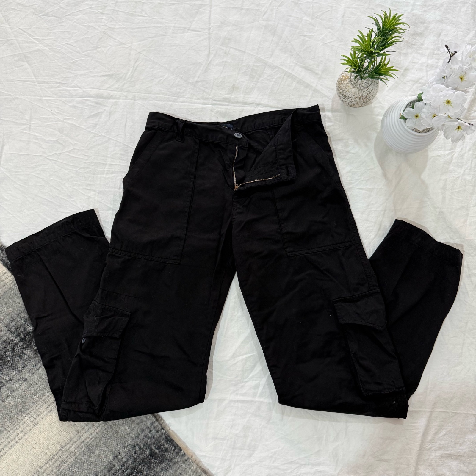 Pantalon cargo noir 