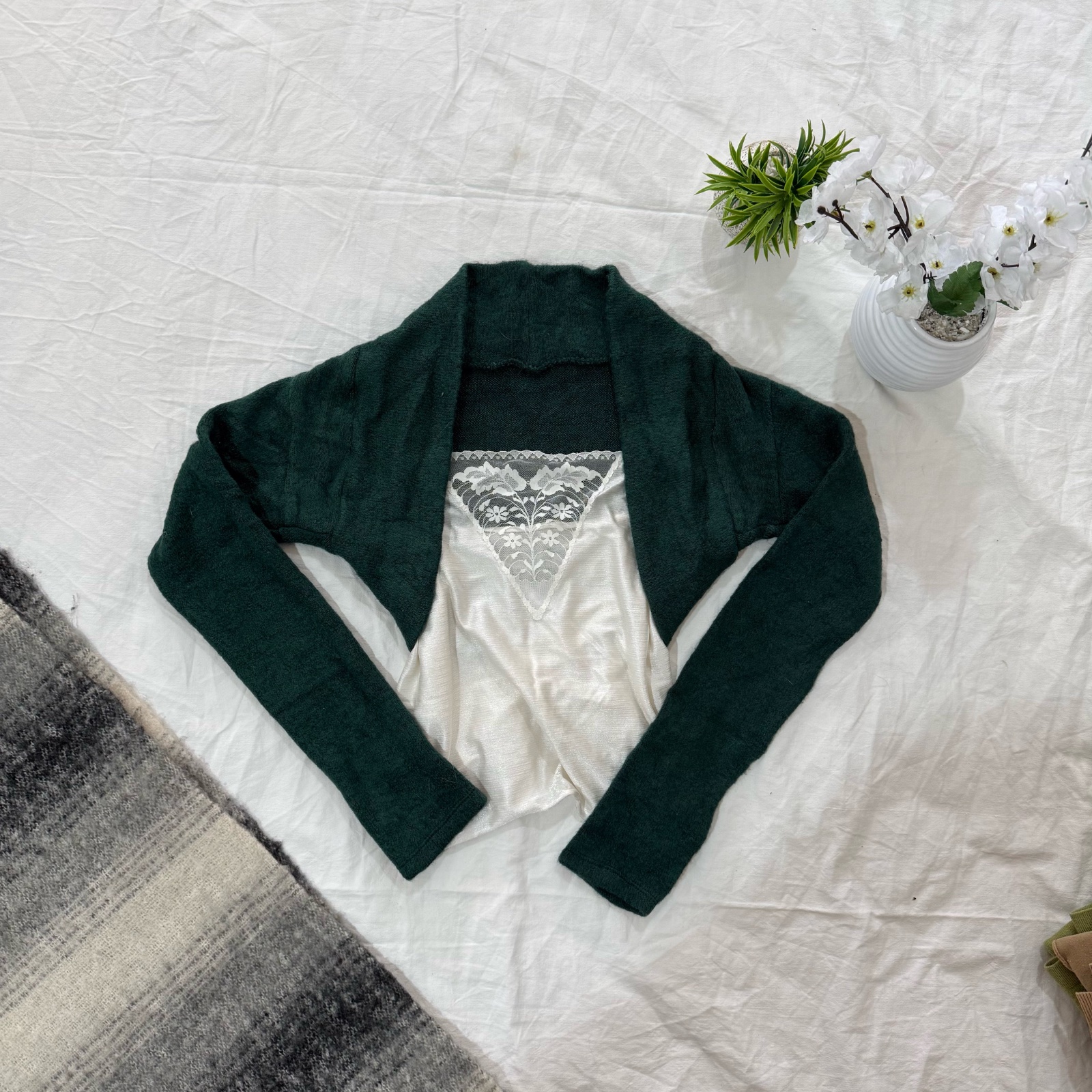 Cardigan court Vert
