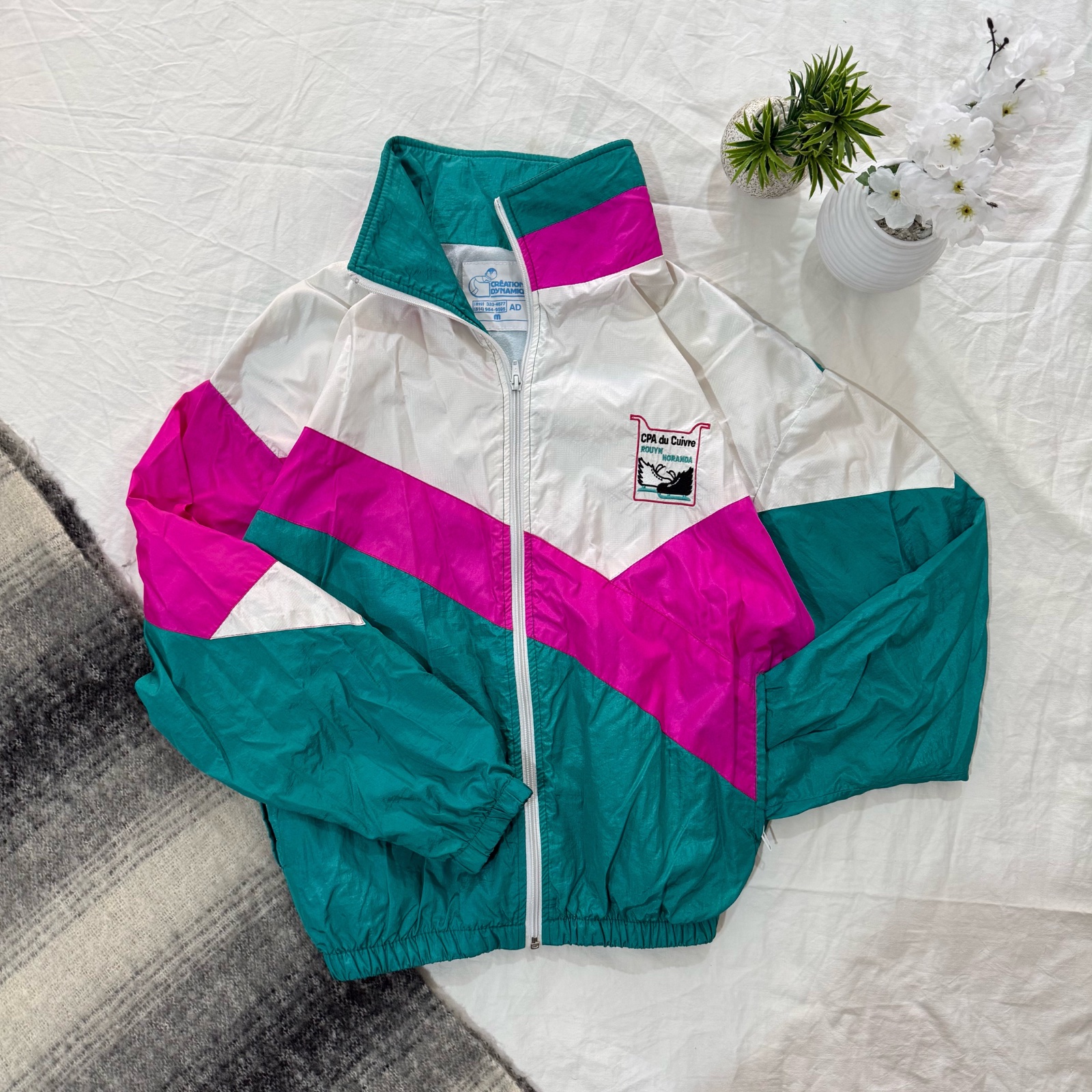Une veste coupe-vent vintage