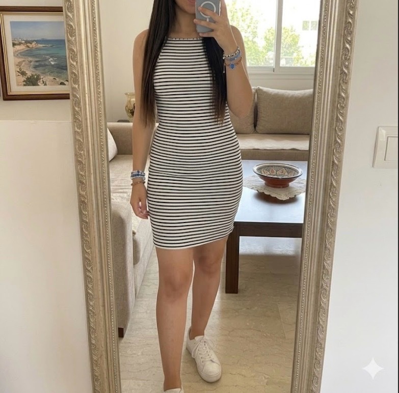 Robe riyé h&m