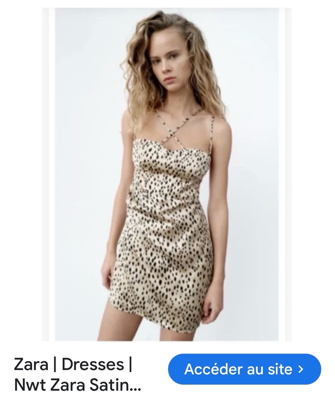 Robe satinee