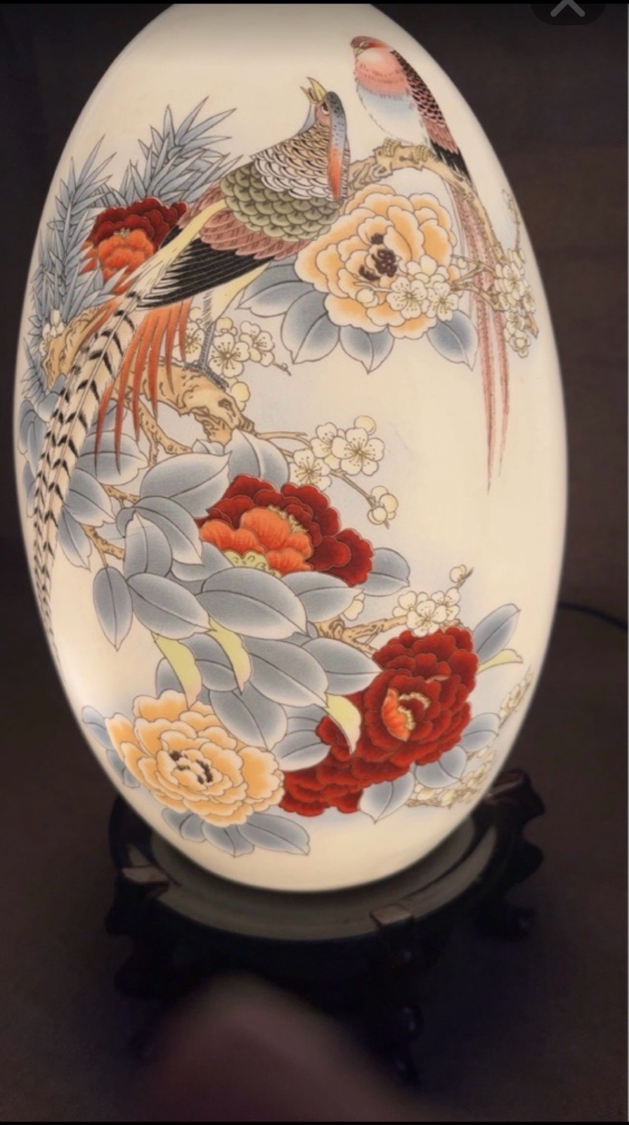 Lampe en ceramique du style oriental 