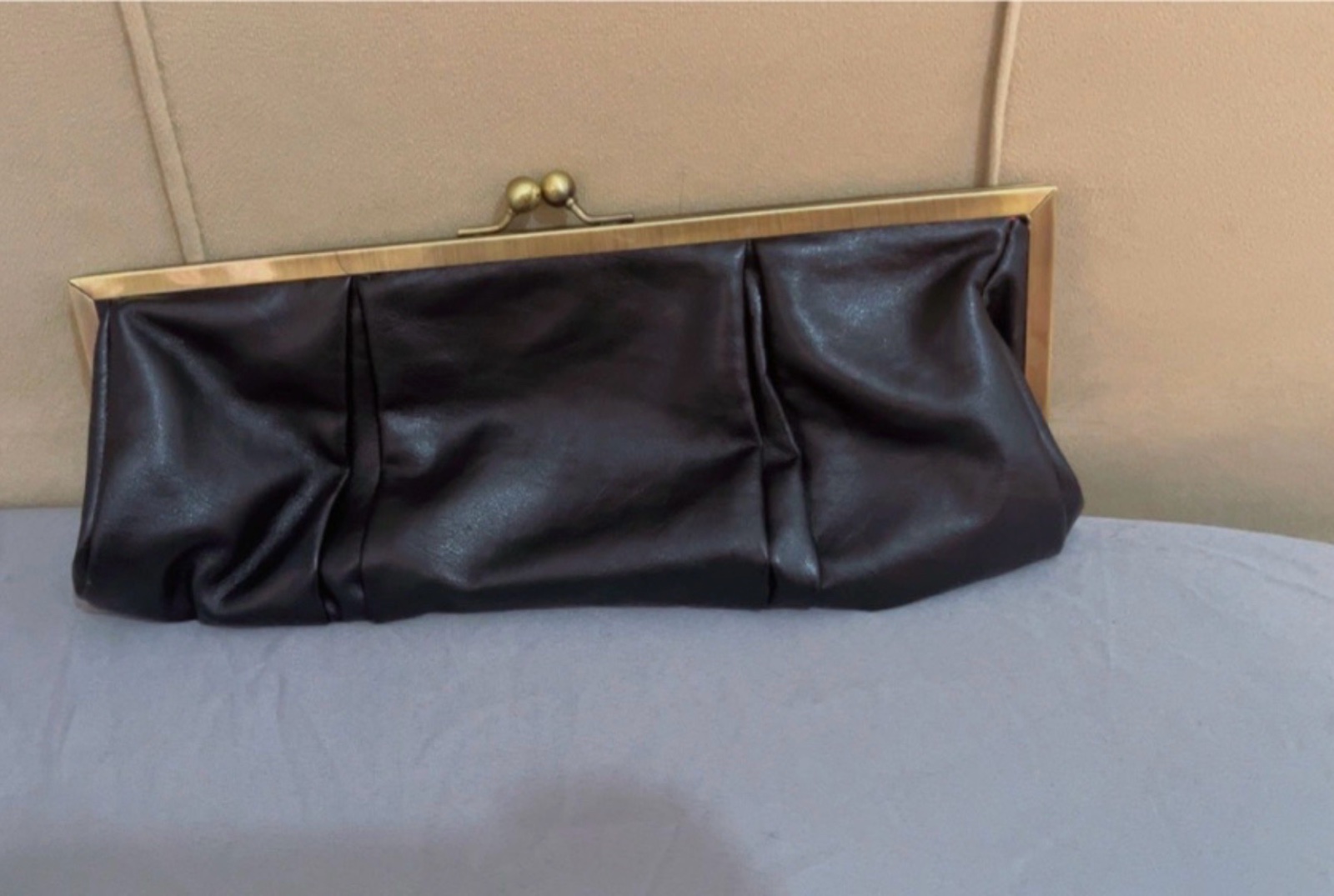 Pochette en cuir