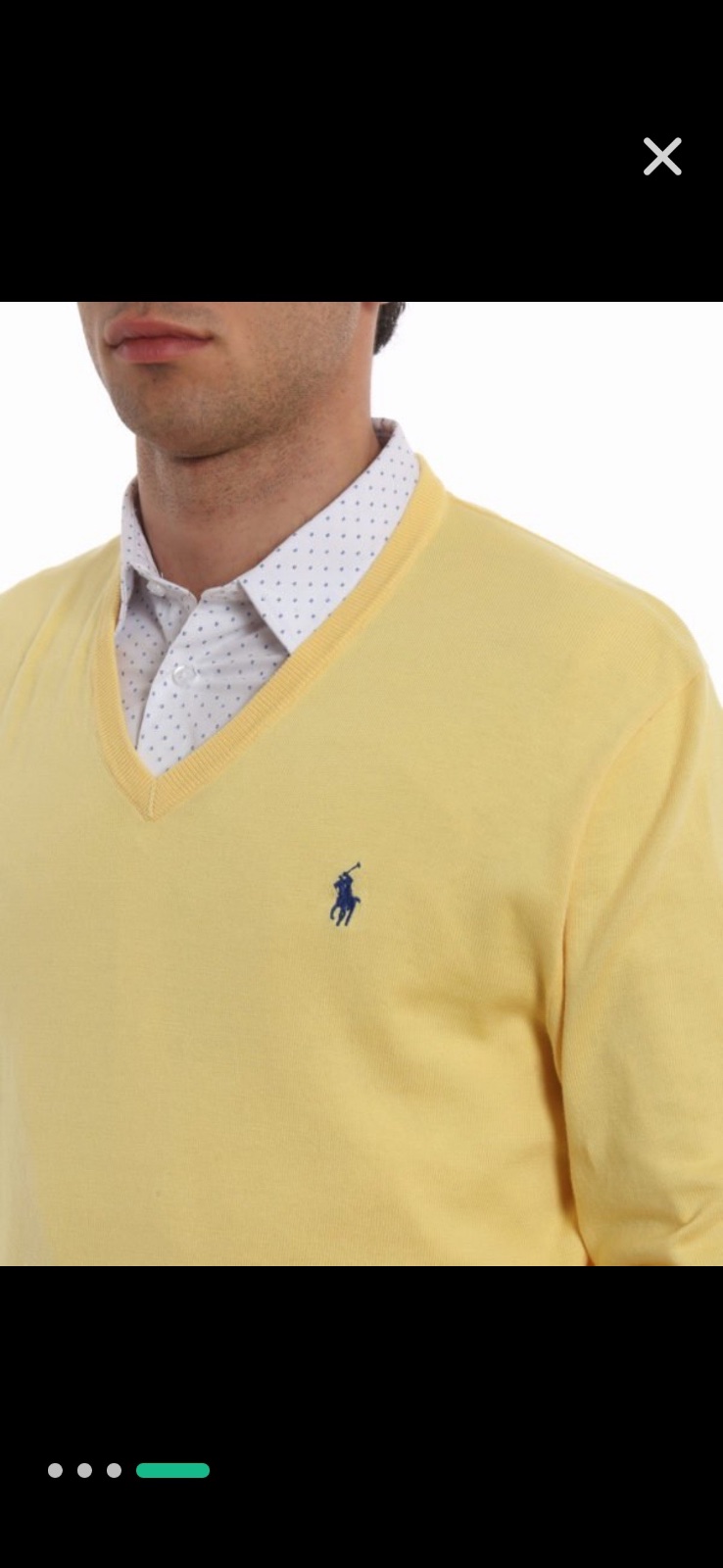 T shirt yellow polo Ralph Lauren original
