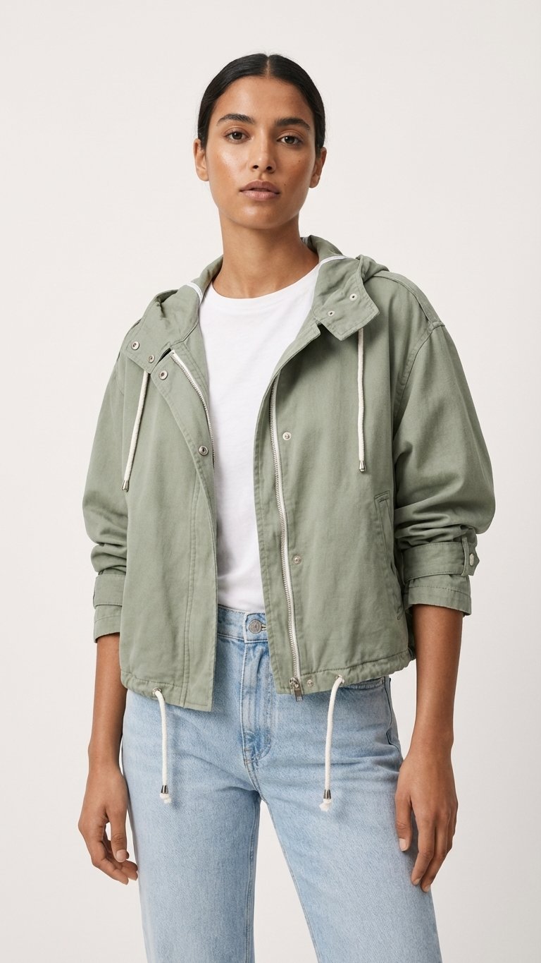 ✨ Veste ZARA à capuche – Style casual chic ✨