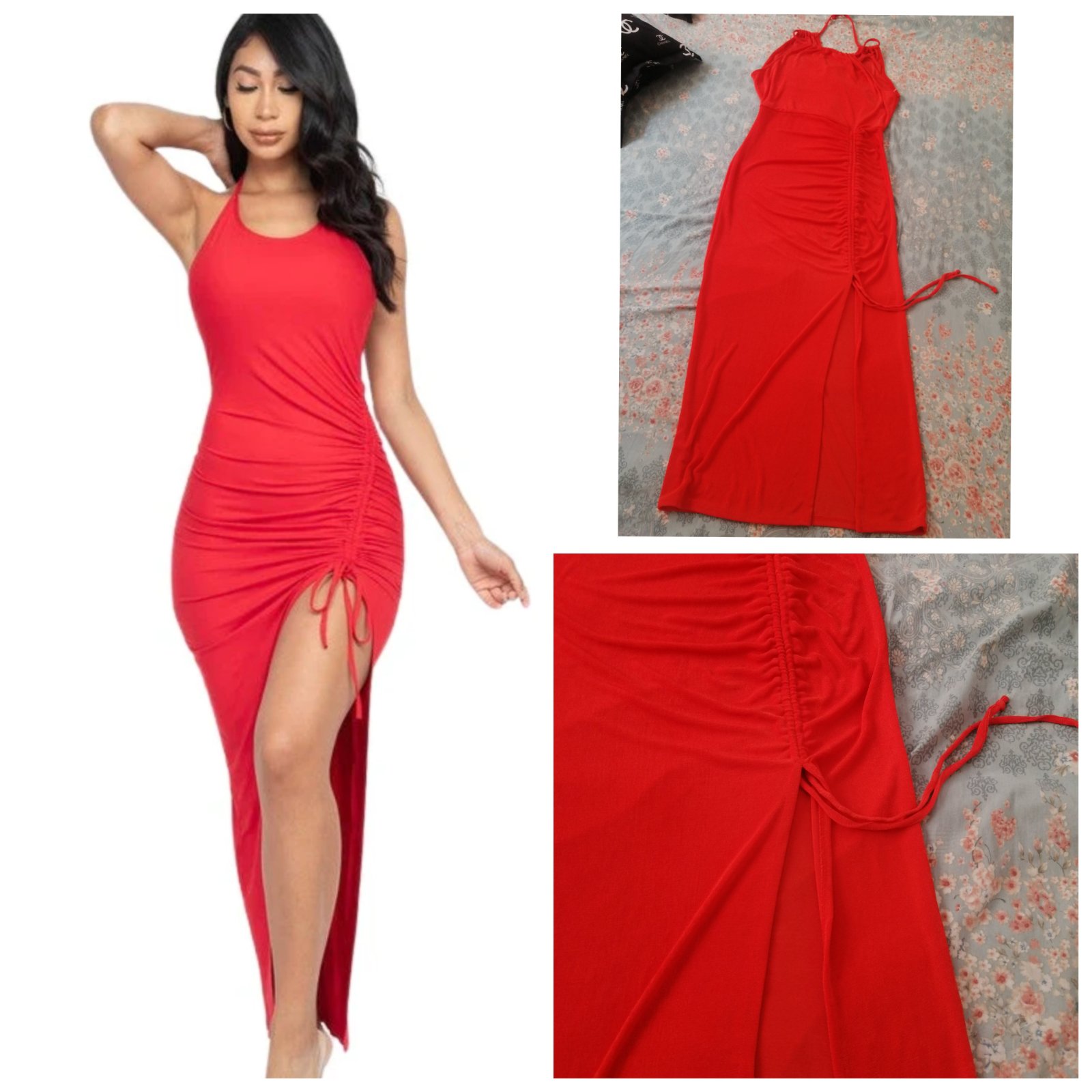 Robe orangé très chic sayefy très classe neuf sans étiquette 🌸🌺🌹💐🌺🌸🌹💐🌺