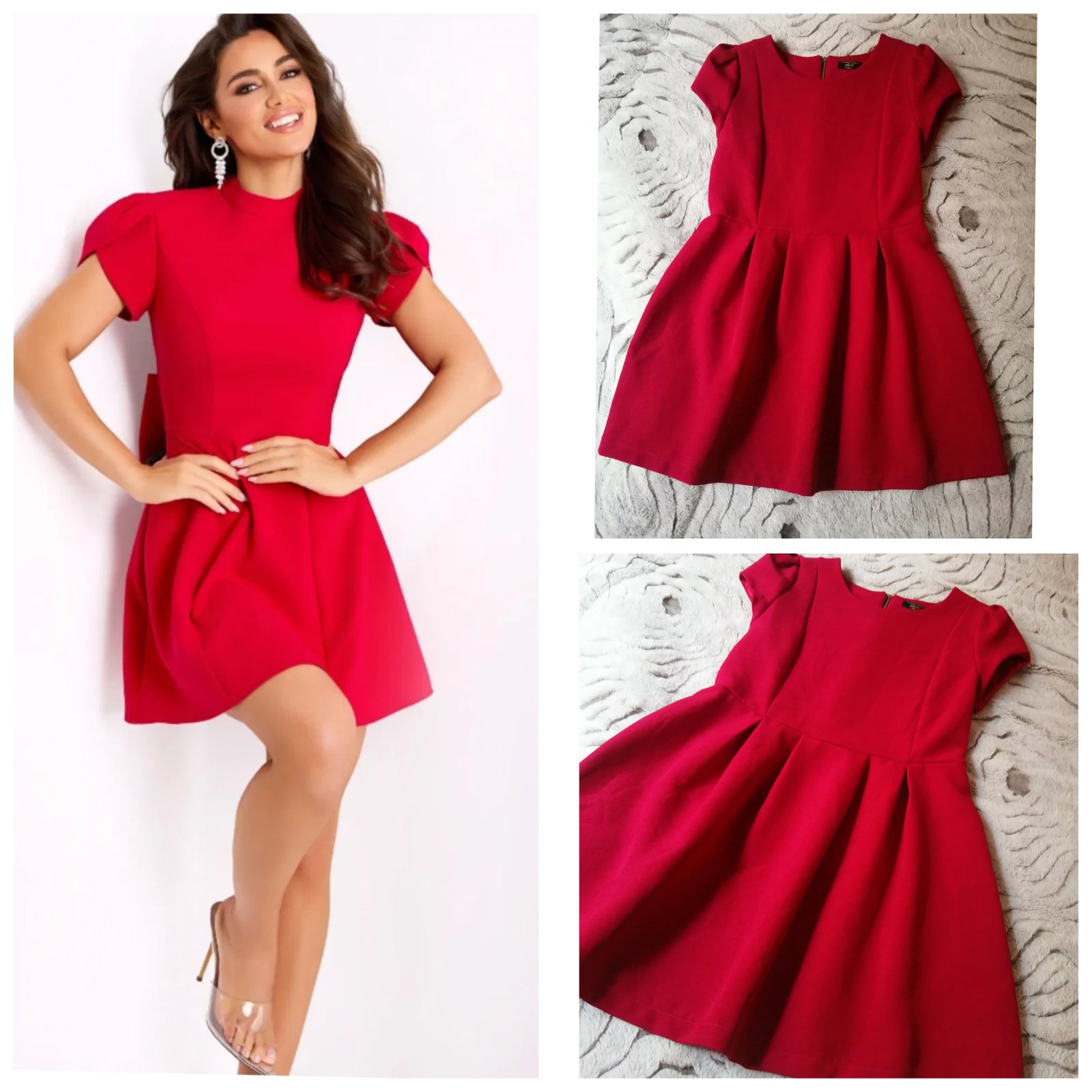 Robe rouge très chic très classe 🌼🌸🌸💐🌹🌹🌼🤩🌺