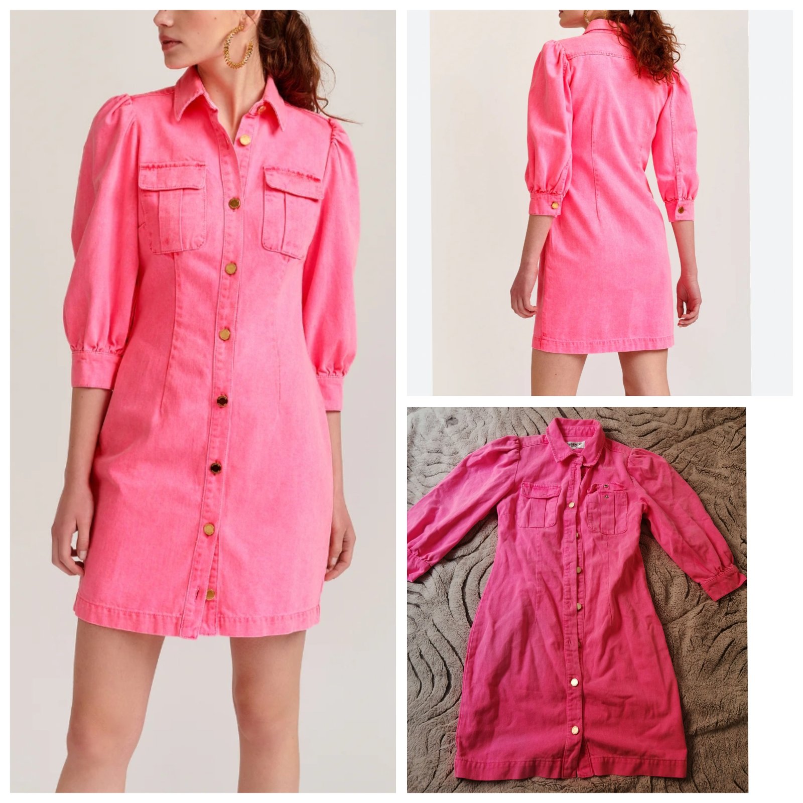 Robe rose très chic très classe en promotion jusqu'à 🌼🌺🌺💐💐🌸🌹
