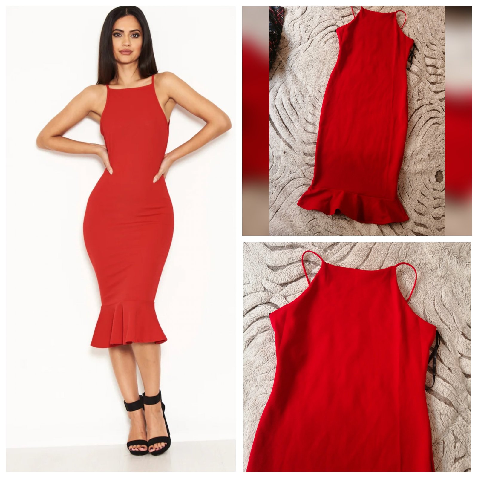 Robe rouge très chic très classe en promotion 🌺🌼🌼🌸💐🌹🌹
