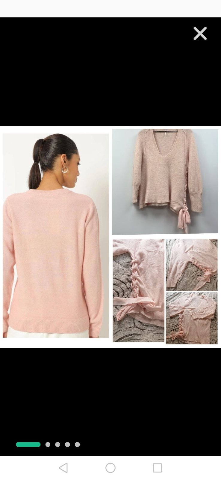 Pull robe oversize xxxxl très classe très chic couleur rose poudré 💓💓🌺🌺🌹🌹🌸💐💐🌼