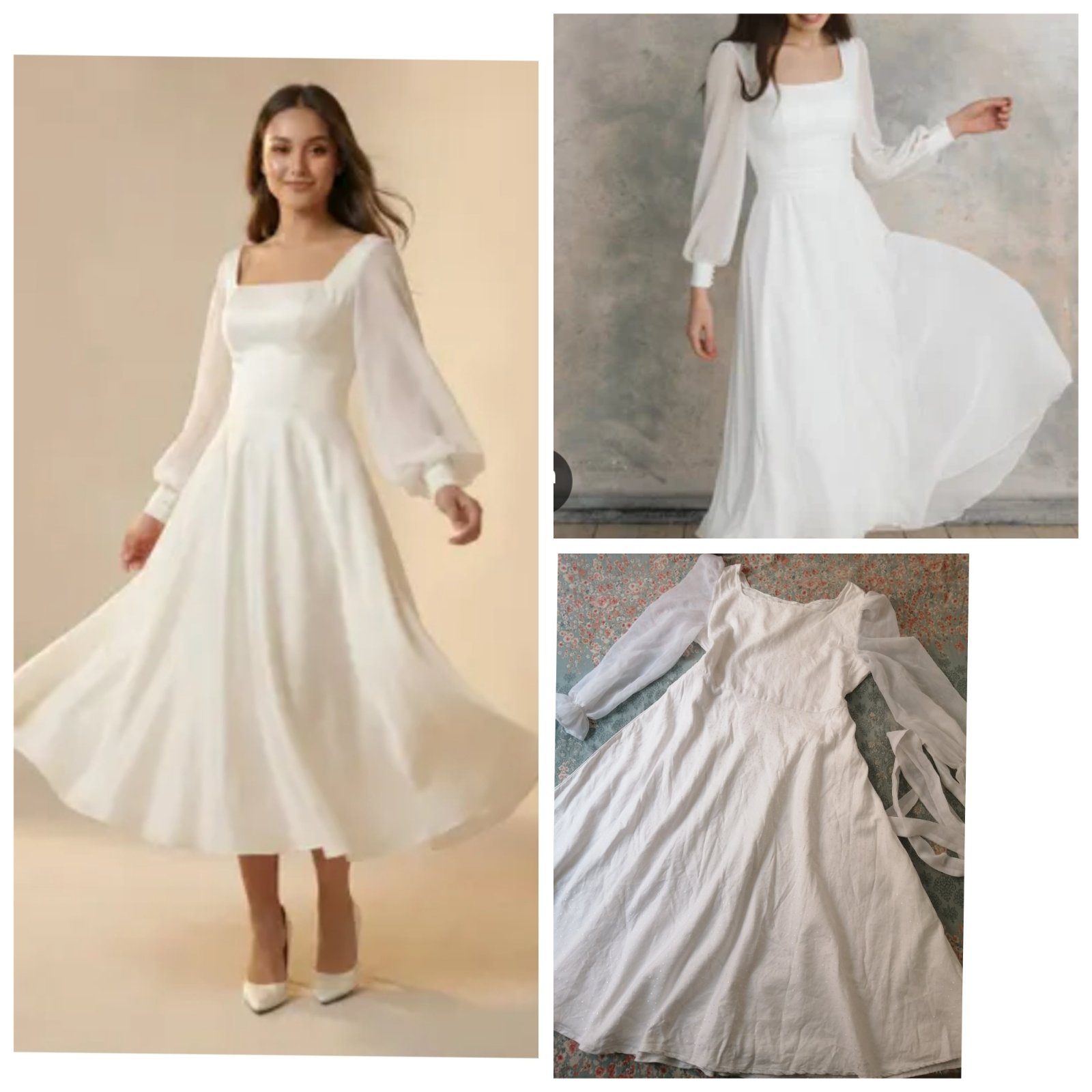 Robe de fiançailles oversize xxxl blanche avec ceinture très chic très classe 🌹💐🌸🌷🌹🌹🌺🌺💐🌷🌸