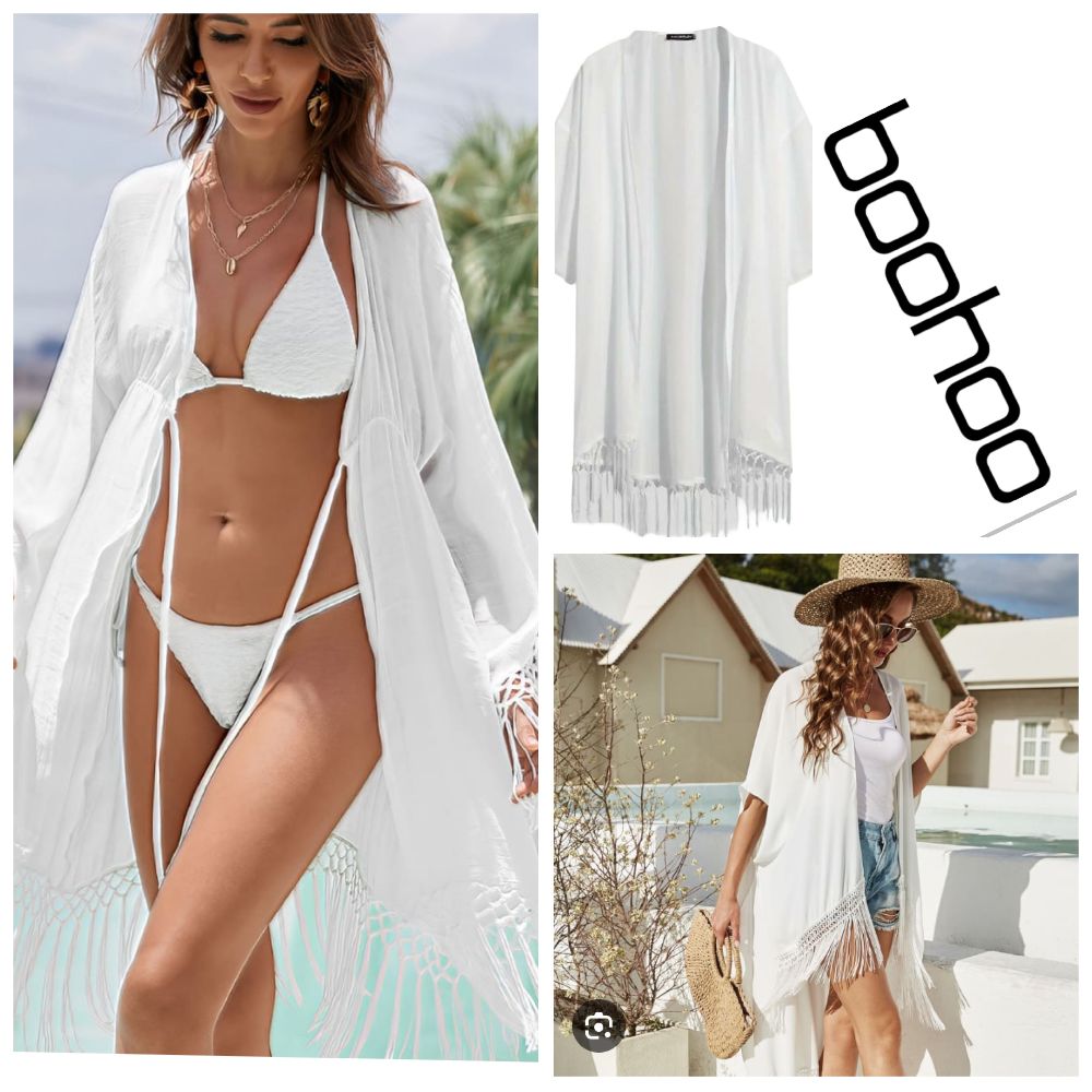 Kimono Boohoo très chic très sexy sayefy en promo jusqu'à minuit dabchouchet profitez 💗💮💮💕💞💞💖🌻🌼🌼🌼