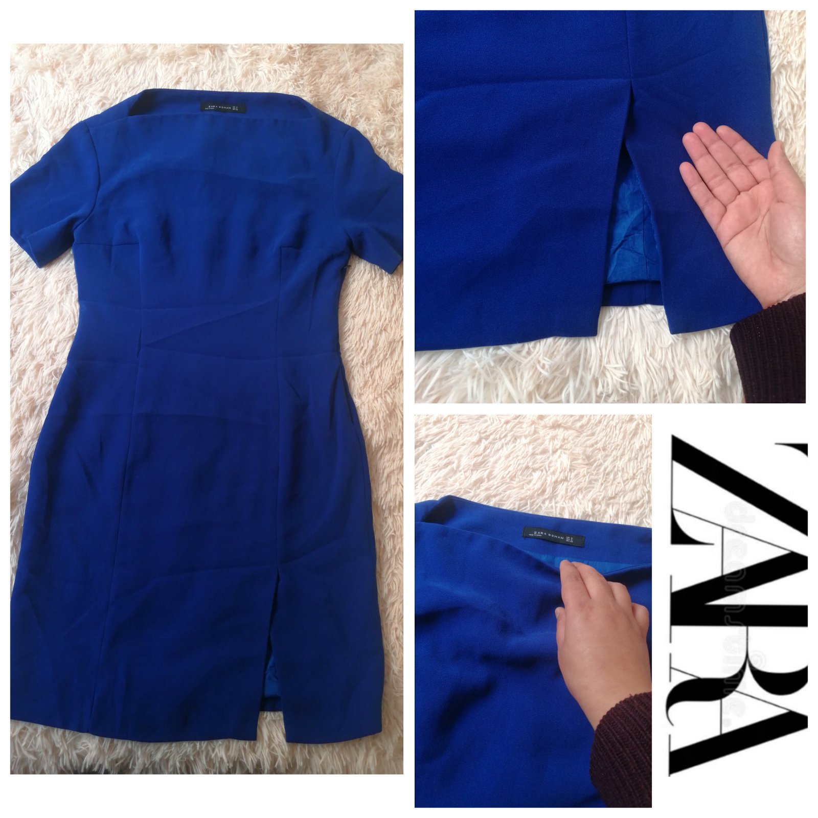 Robe Zara très chic très classe en promotion jusqu'à minuit profitez dabchouchet 🌼💐🌸💐🌼🌹🌸💐
