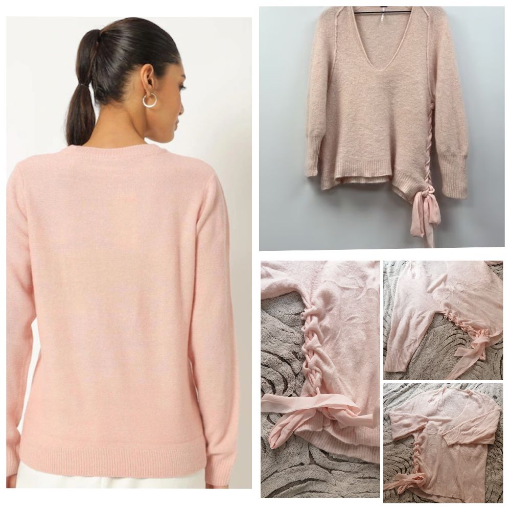 Pull robe rose poudré très chic très classe oversize xxxxl🌺🌹🌹🌸🌸🌼💓💐💐