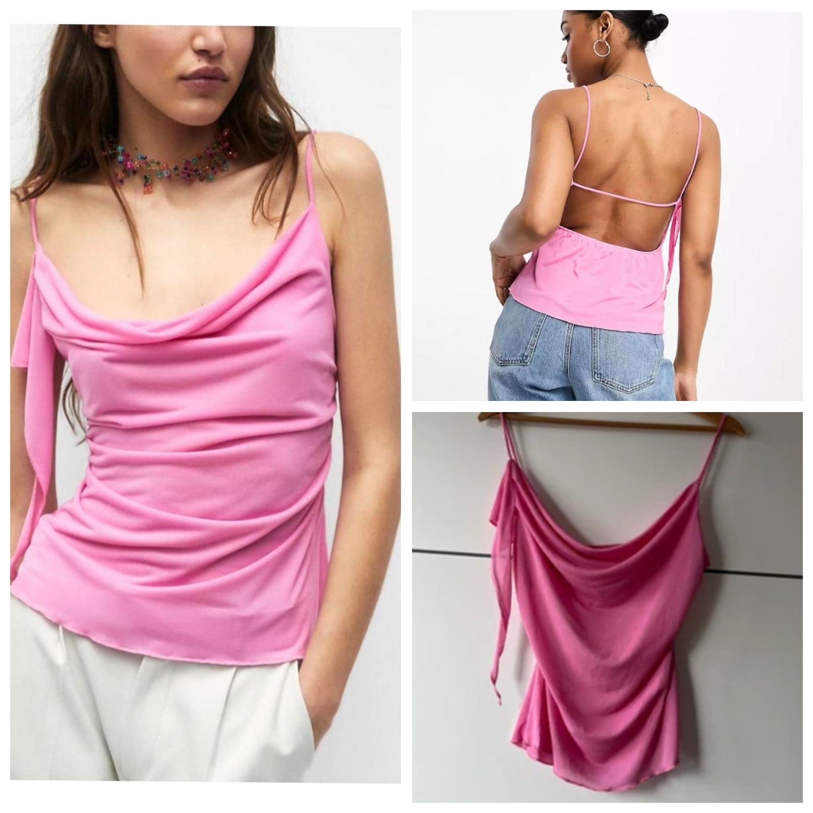 Pull rose barbie pull & bear avec étiquette 🌺🌸🌸🌼💐🌹💐🌸