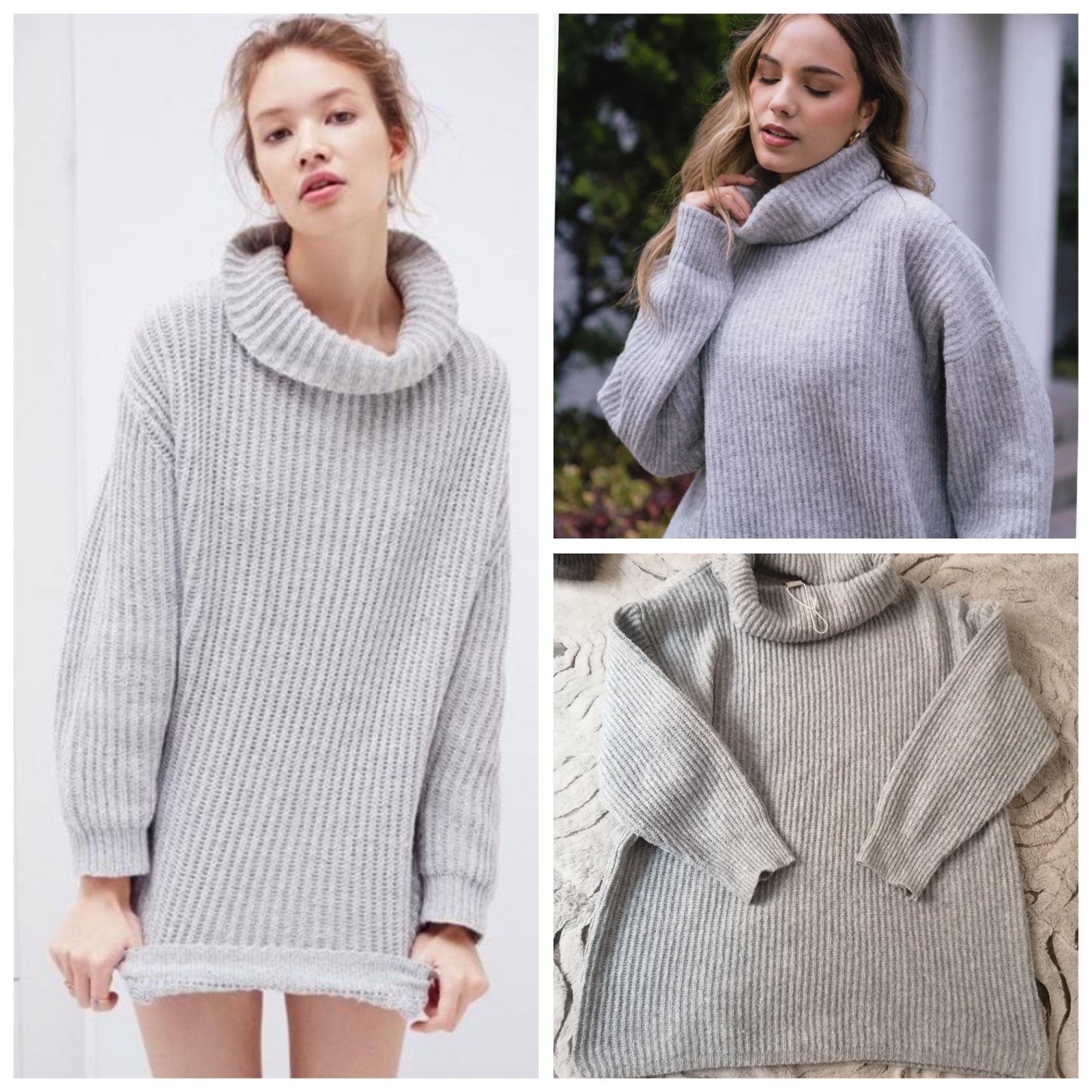 Pull gris oversize très chic très classe en promotion jusqu'à minuit profitez dabchouchet 🌸🌸💐💐🌹🌹🌺🌺🌺💓🌼