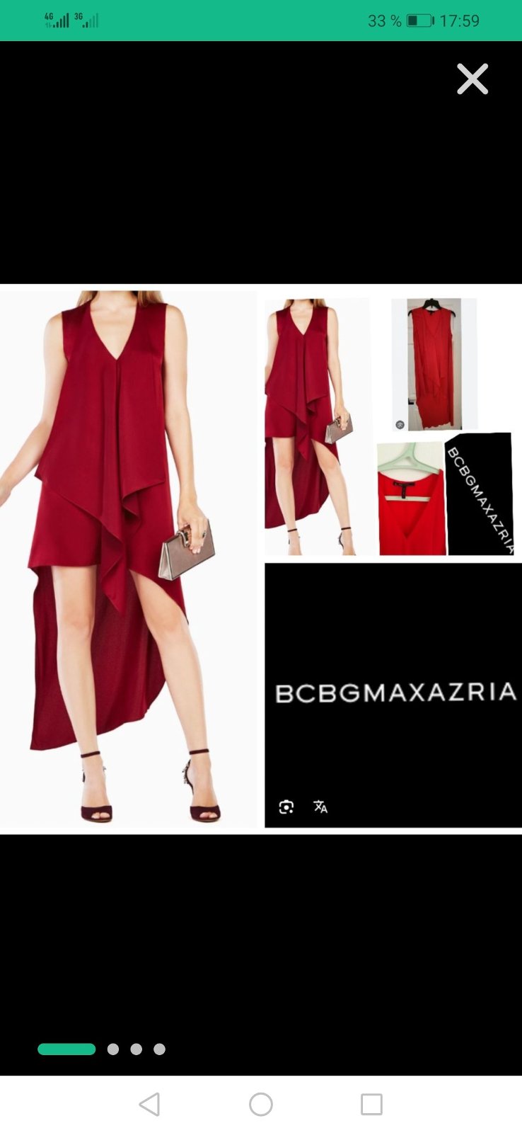 Robe rouge très chic très classe en promotion 🌺💓🌸🌼🌼🌹💐💐