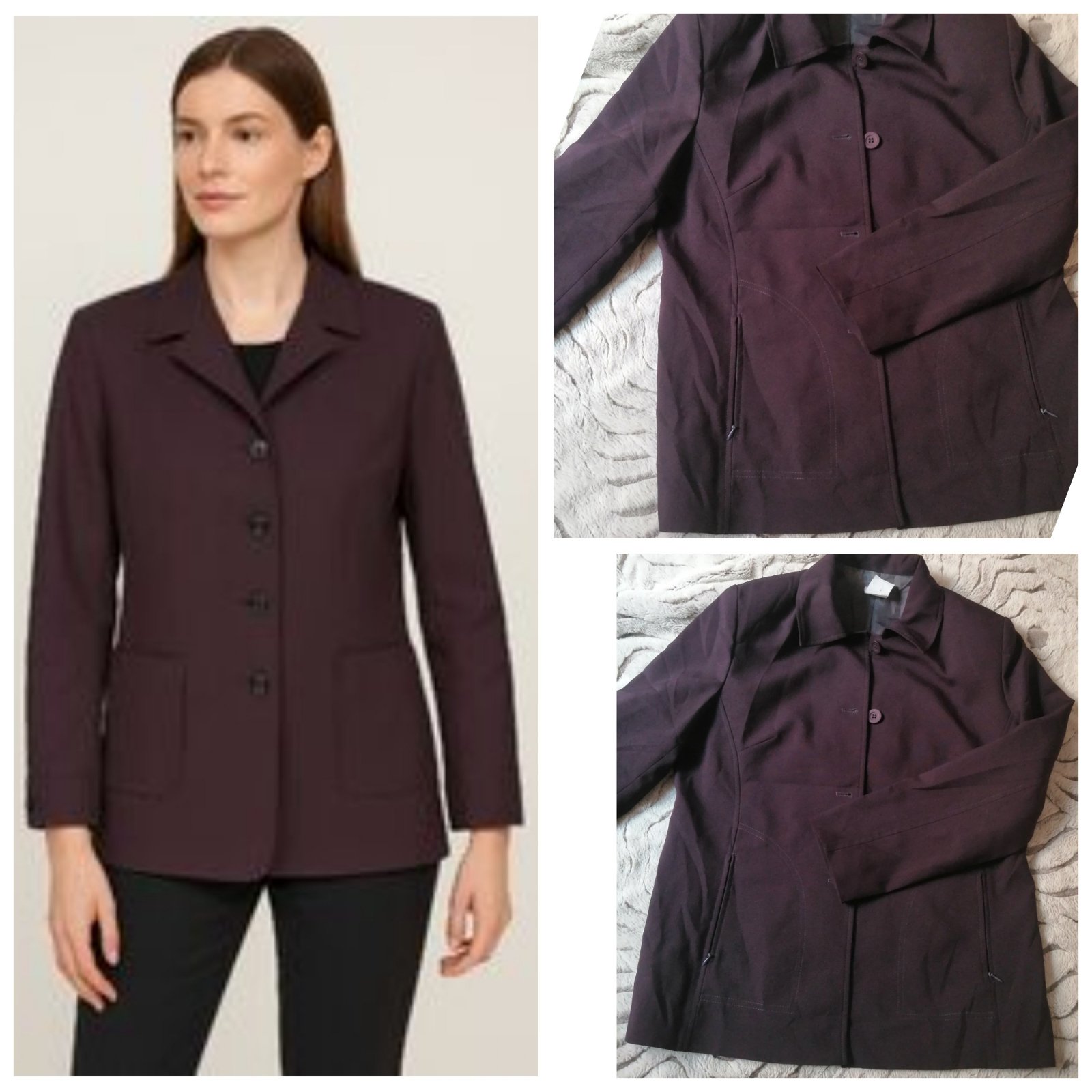 Blazer très chic très classe couleur aubergine 🌼🥰🌸🌸🌺💐💓💓🌺
